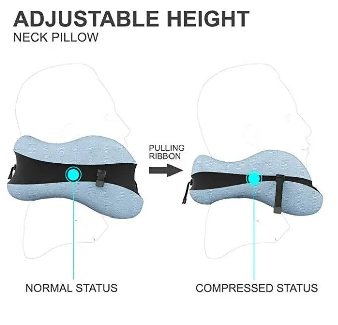 U-Shape Travel Pillow for Memory Foam Neck Pillow Travel Accessories Comfortable Pillows for Sleep Home Textile 5 Colors