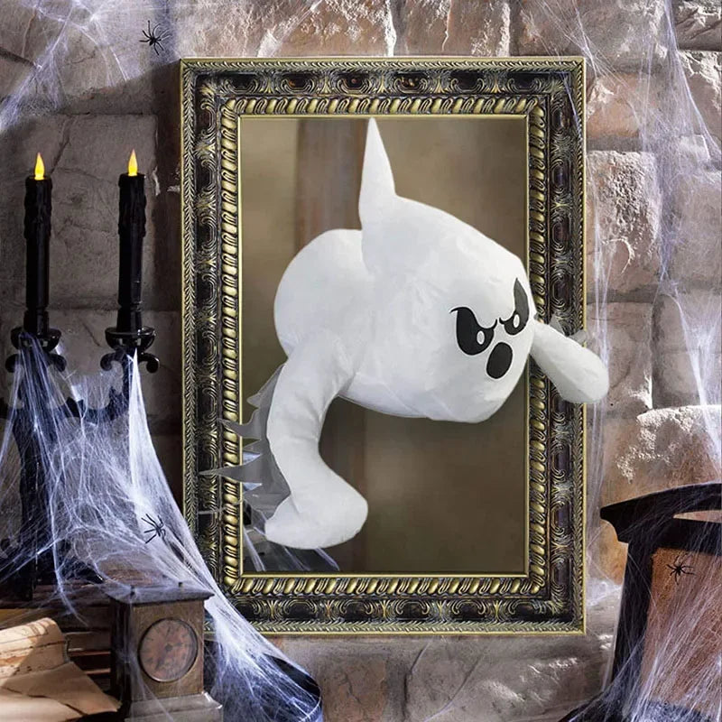 2024 Halloween Ghosts Crashing Window Horror Ghosts Home Decor Scary Party Cosplay Props for Outdoor Indoor Window Decorations