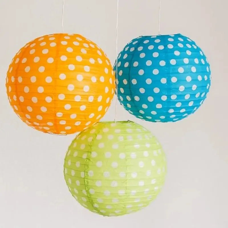 Round Paper Lantern Wedding Party Decoration Xmas Holiday Supplies Lamp