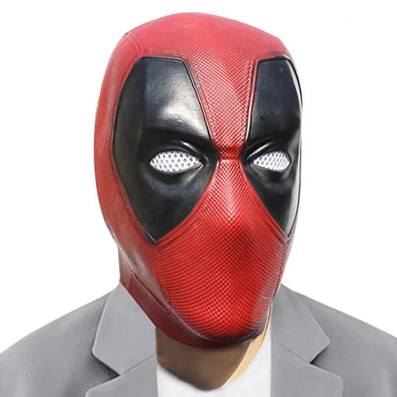 Deadpool Cosplay Mask Wade Winston Wilson Latex Soft Movie Funny Adult Party Deadpool Masks Halloween Costume Props One Size