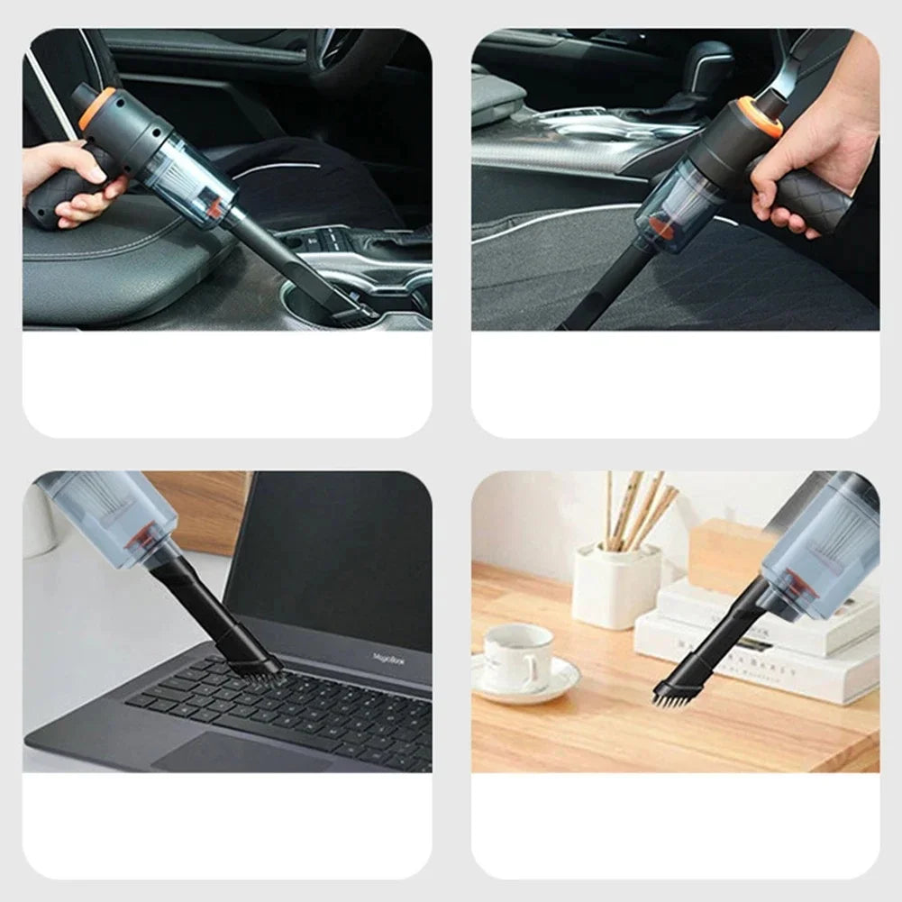 6000Pa Car Wireless Vacuum Cleaner Portable Strong Suction Home Cleaning Equipment Handheld Dust Collector Mini Car Dust Blower