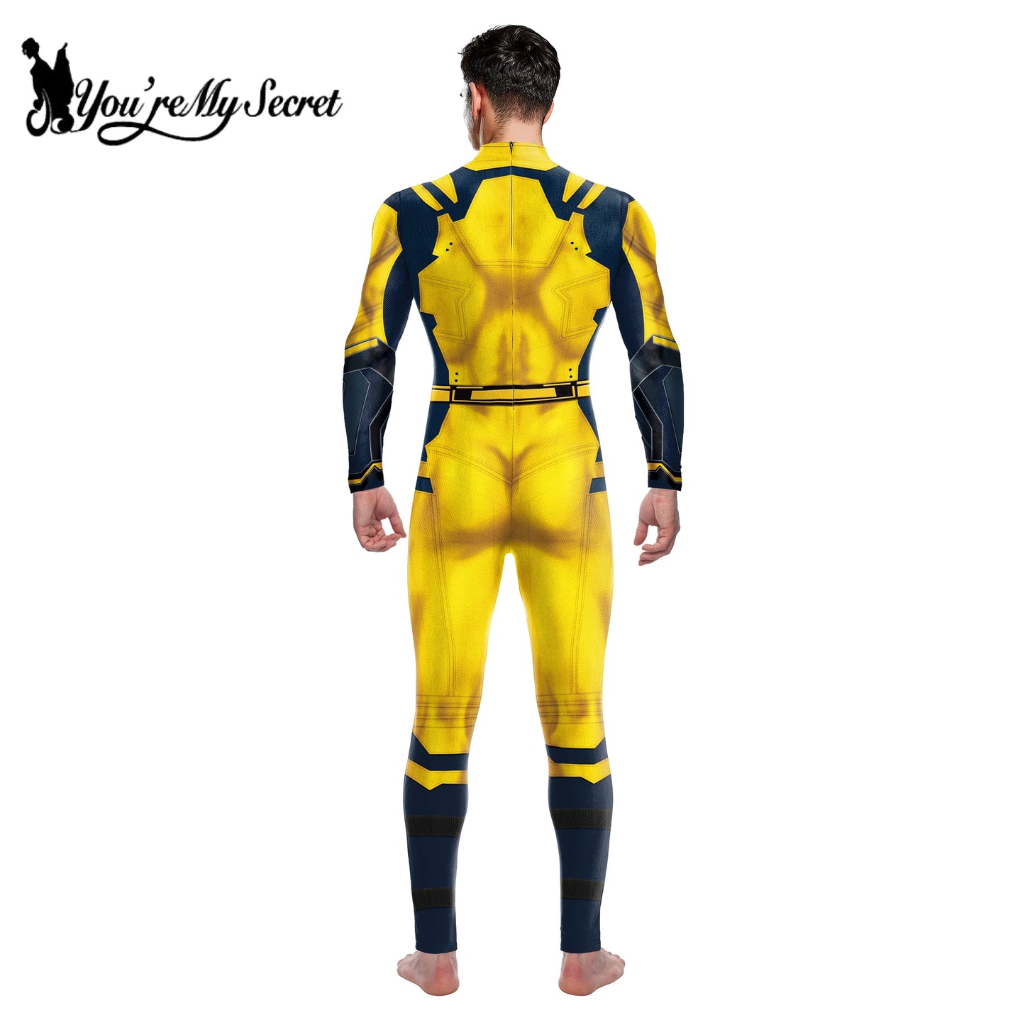 [You're My Secret] Anime Superhero Wolverine Deadpool Cosplay Costume Halloween Costume Adult Zentai Bodysuit Outfit jumpsuits