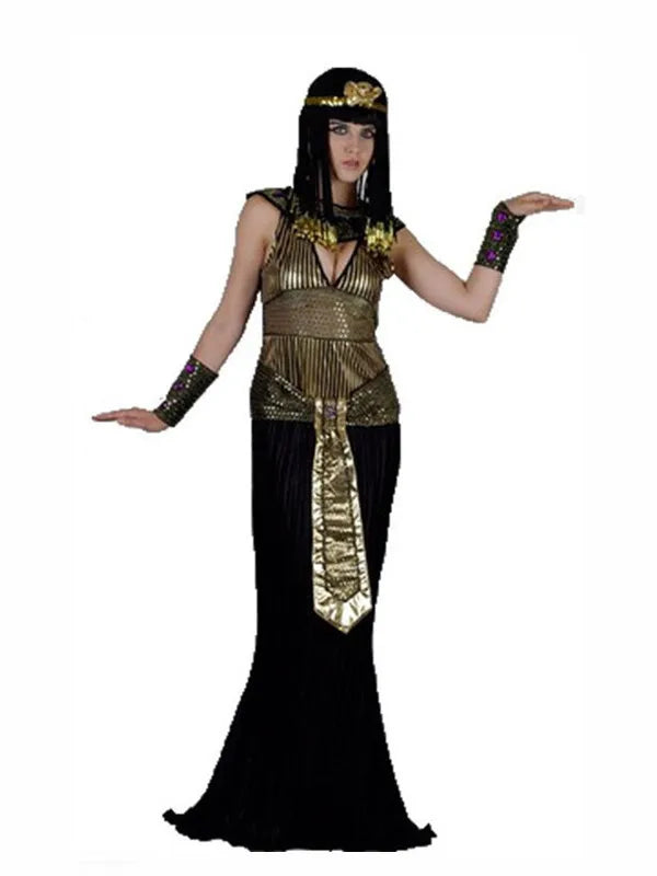 Egyptian Pharaoh Cleopatra clothes Adult Girls And Boys Halloween Csoplay Costumes New Year Performace Costumes