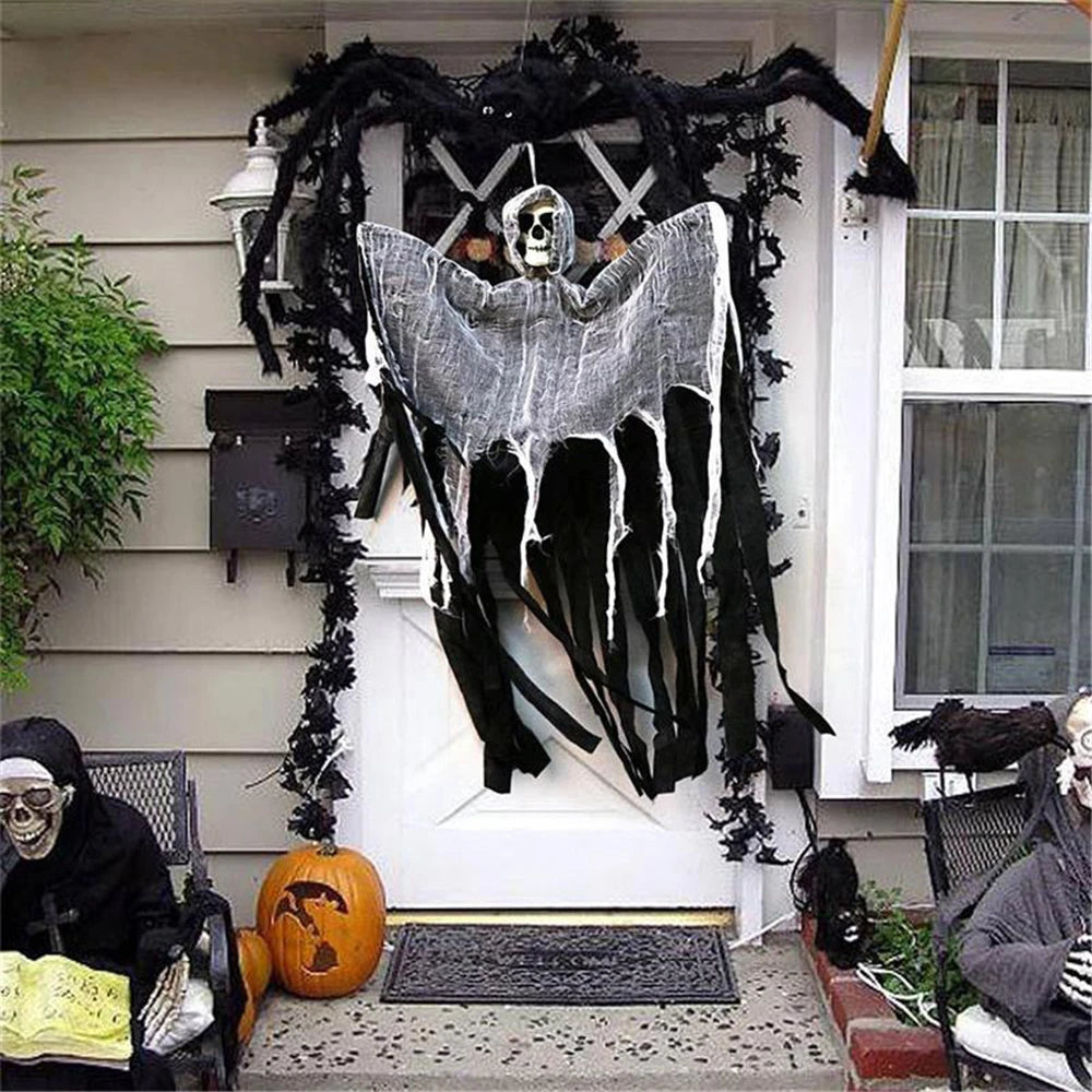 Horror Schedel Hanger Variabele Vorm Halloween Prop Party Outdoor Spookhuis Bar Decoration