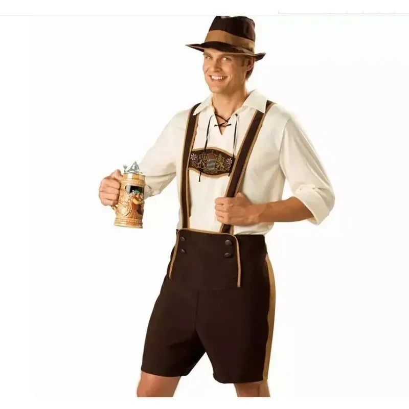 Hansel Bavarian Lederhosen Oktoberfest Costume for Men