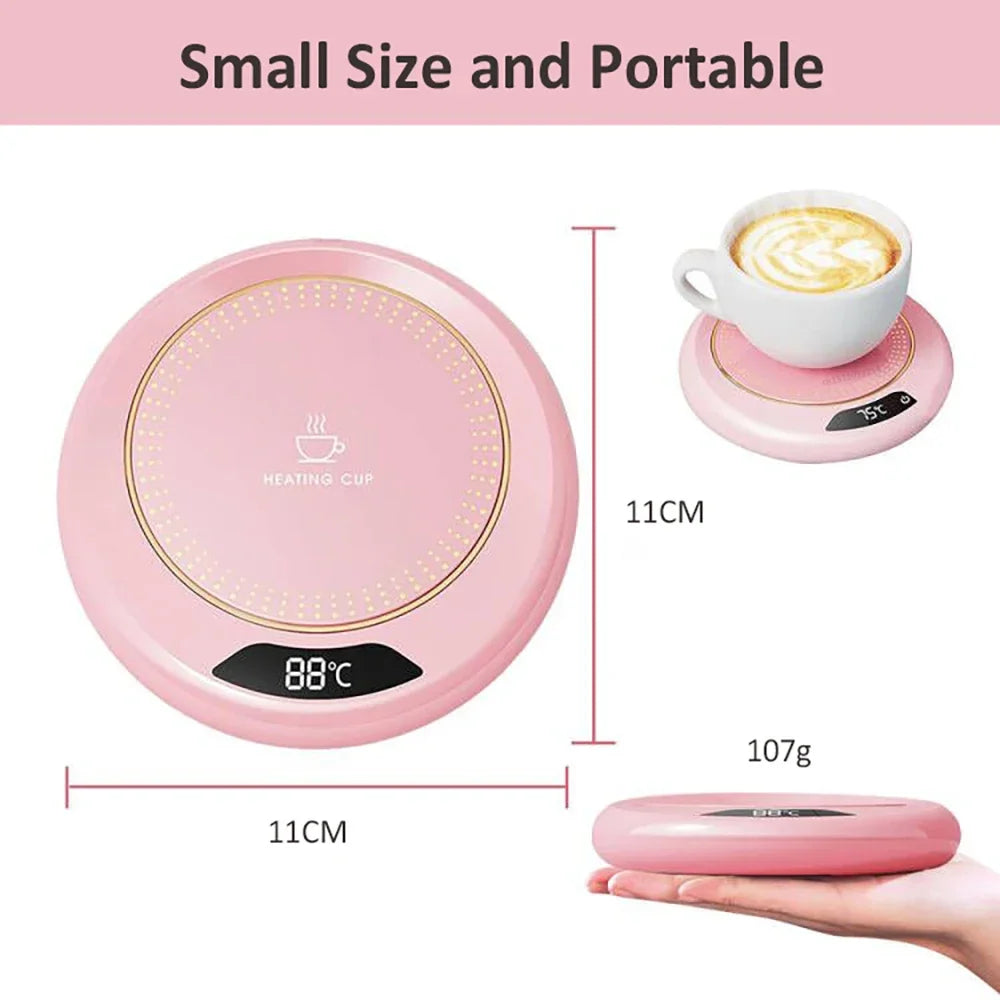 Mug Warmer USB Cup Heater Electric Coffee Milk Tea Water Heating Pad Thermostatic Coasters Cup Warmer for Home Office Mug Heater