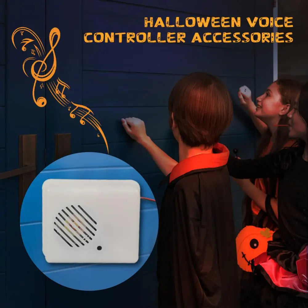 Christmas Halloween Sound Sensor Voice-activated Scary Props Decoration Sound Sensor Scream Speaker Haunted House Horror Props