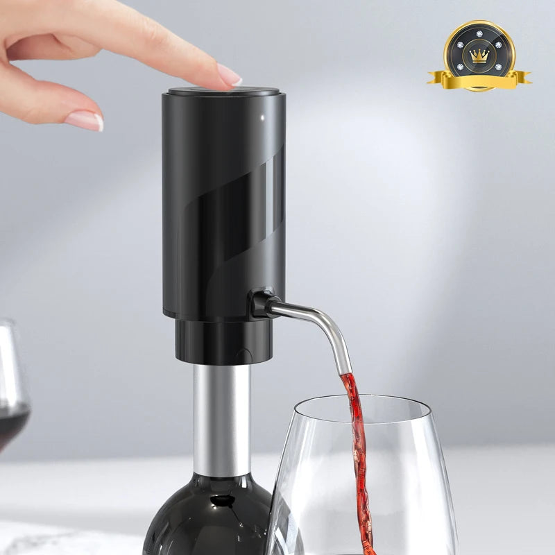 Rechargeable Electric Wine Aerator Dispenser One-touch Automatic Wine Decanter Intelligent Bar Accessories Tool