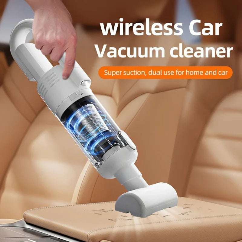 Handheld Vacuum Cleaner Wireless Powerful Low-Noise Small LED Light HEPA Filter Easy to Clean for Home/Car/Pet hair/Dust