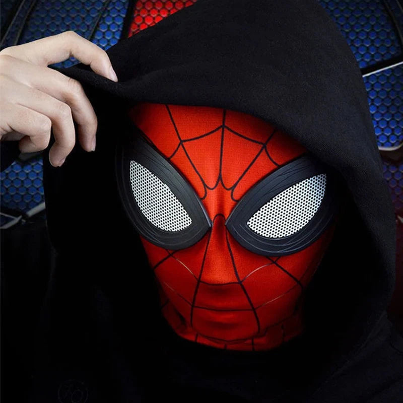 Spiderman Mask Superhero Miles Morales Peter Parker Spider Man Cosplay Masks Spider Helmet Halloween Costume Props for Adults