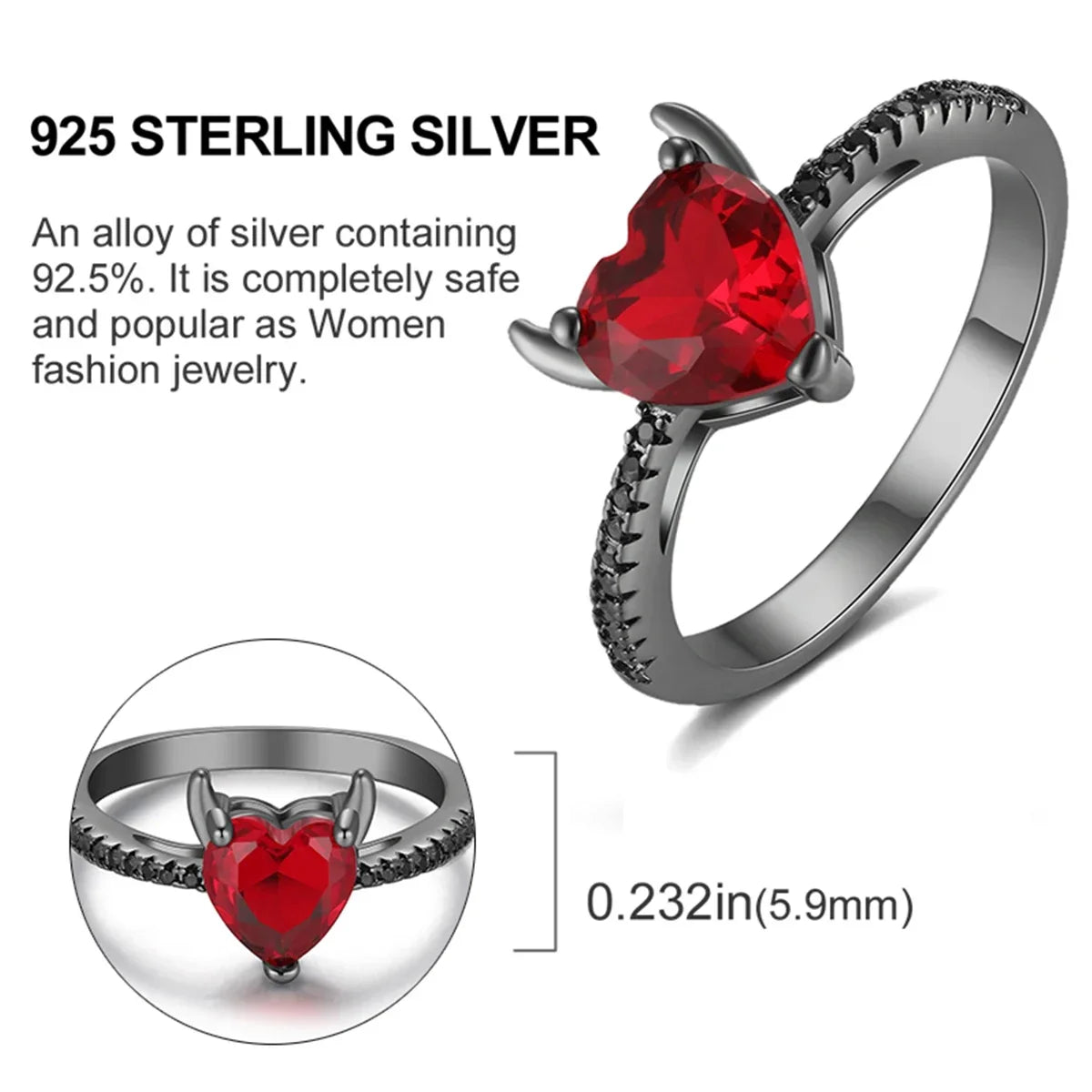 New 925 Sterling Silver Rings Stackable Infinite Heart Daisy Flower for Women Original Silver 925 Wedding Ring Jewelry Gift