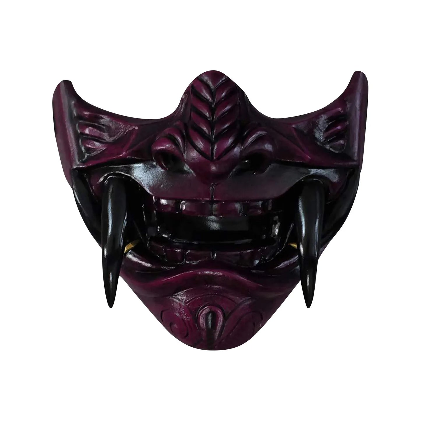 Japanese Samurai Oni Demon Mask Cosplay Horror Prajna Hannya Evil Killer Thicken Plastic Masks Halloween Party Costume Props