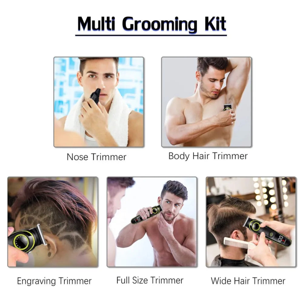 Kemei 696 Electric Hair Clipper Multifunctional Trimmer For Men Electric Shaver For Men's Razor Nose 5 In 1 Professional Trimmer