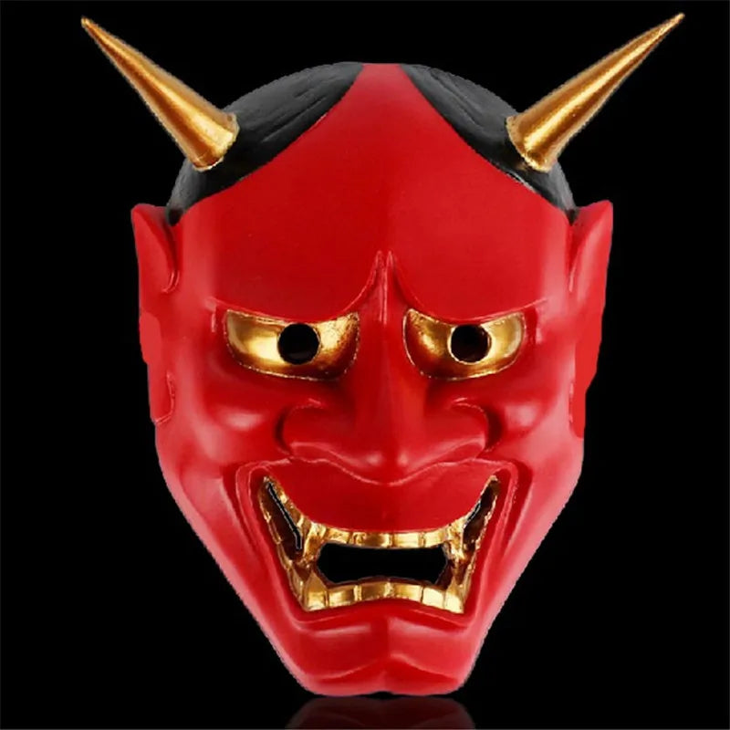 Japanese Ghost Hannya Halloween Masquerade Cosplay Party Horror Ghost Hannya Mask Hanya Mask Women Men Makeup Props Mask