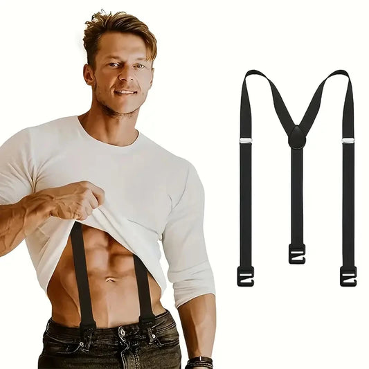 Men's Suspenders New Creative 3 Hooks Suspenders Man