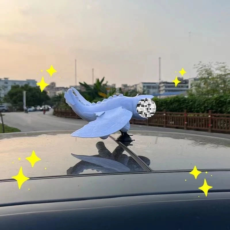 Car Roof Decoration Sunroof Doll Motorcycle Helmet Accessories Car Sunroof Ornaments Electric Car Hangings Gifts