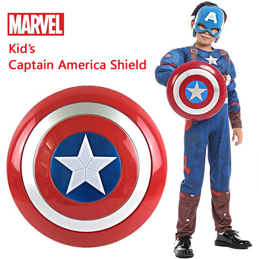 Marvel Captain America Shield Kids Cosplay Prop Superhero Captain America Pvc Children Shield Halloween Christmas Gift