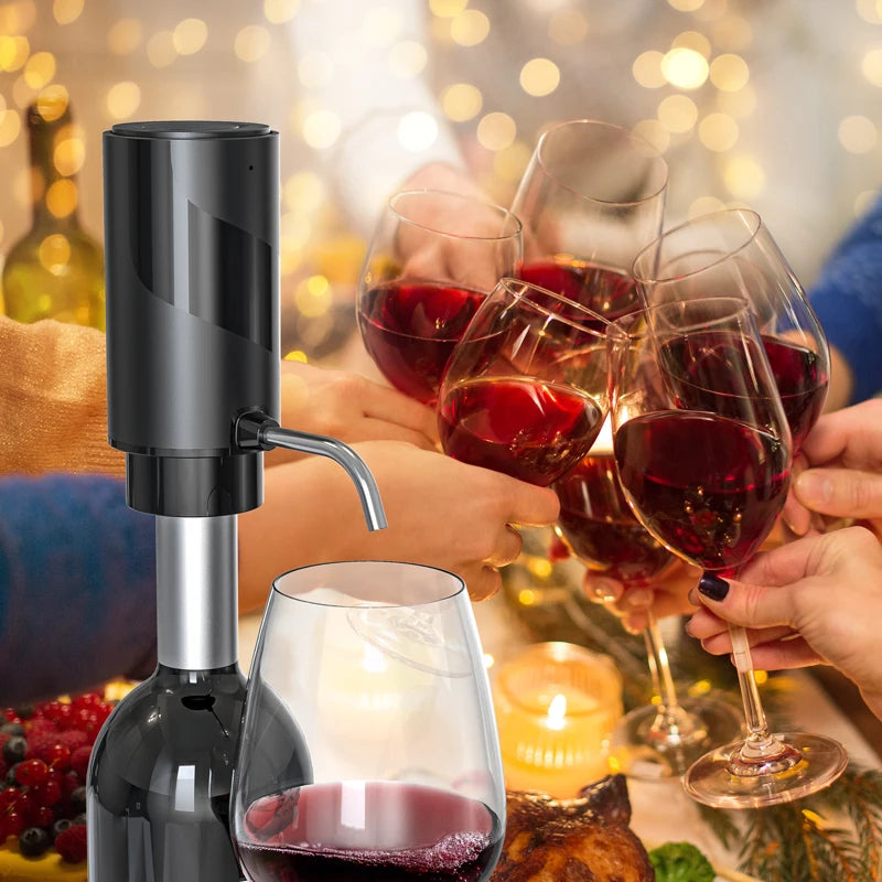 Rechargeable Electric Wine Aerator Dispenser One-touch Automatic Wine Decanter Intelligent Bar Accessories Tool