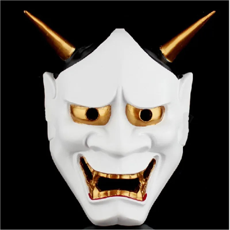 Japanese Ghost Hannya Halloween Masquerade Cosplay Party Horror Ghost Hannya Mask Hanya Mask Women Men Makeup Props Mask