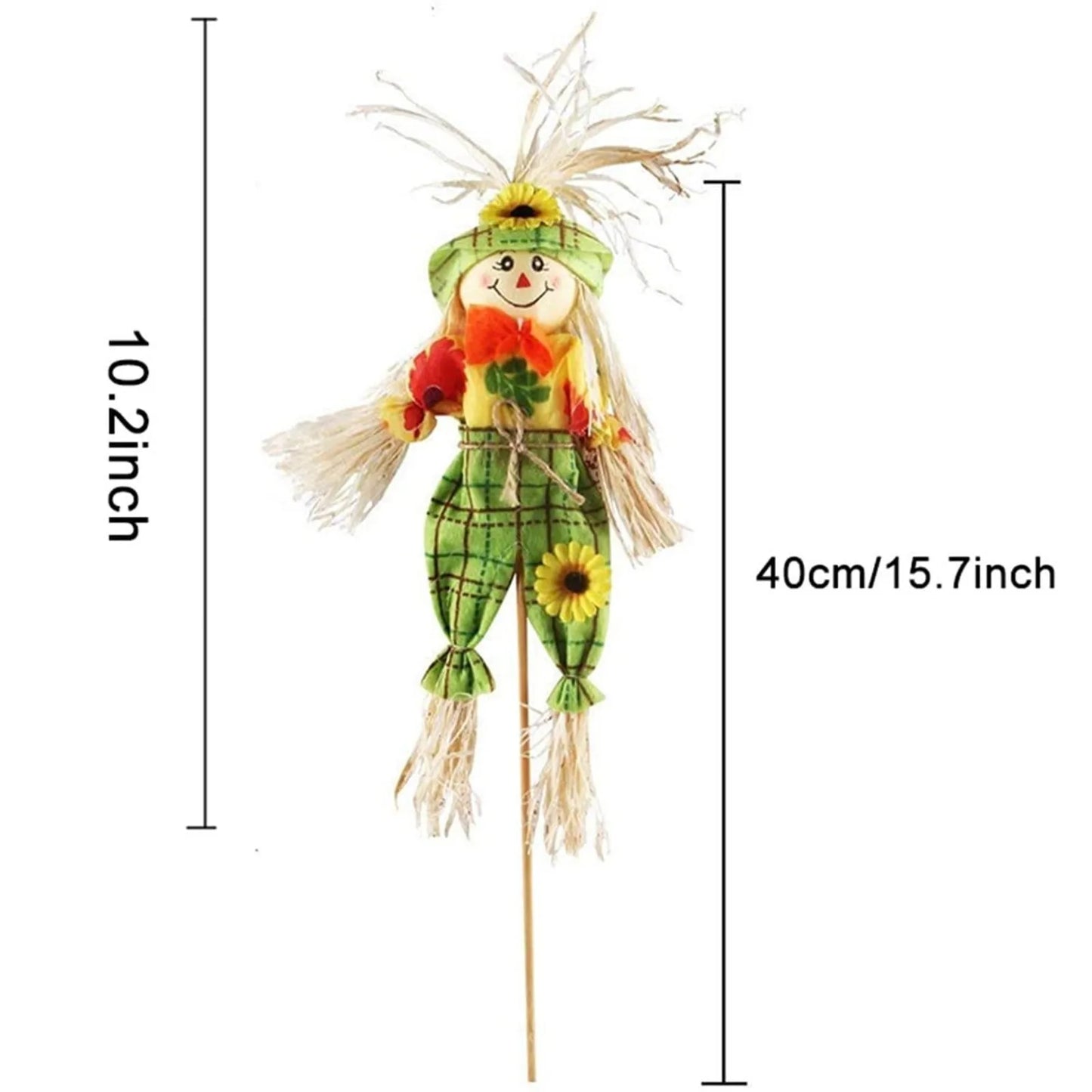 Small Fall Scarecrow Decor, 3 Pack Scarecrow For Garden, Home, Yard, Porch, Thanksgiving Halloween Decoration