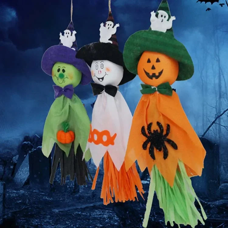 Pendant Pumpkin Hotel Kindergarten Ghost House Halloween Decoration Prop Supplies Ghost Flower Ghost Festival Pendant Pumpkin