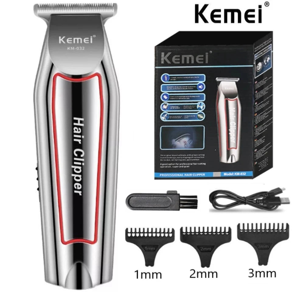 Kemei Professional Hair Trimmer Electric Beard Trimmer For Men Hair Clipper Hair Cutter Machine Haircut Grooming Kit KM-032