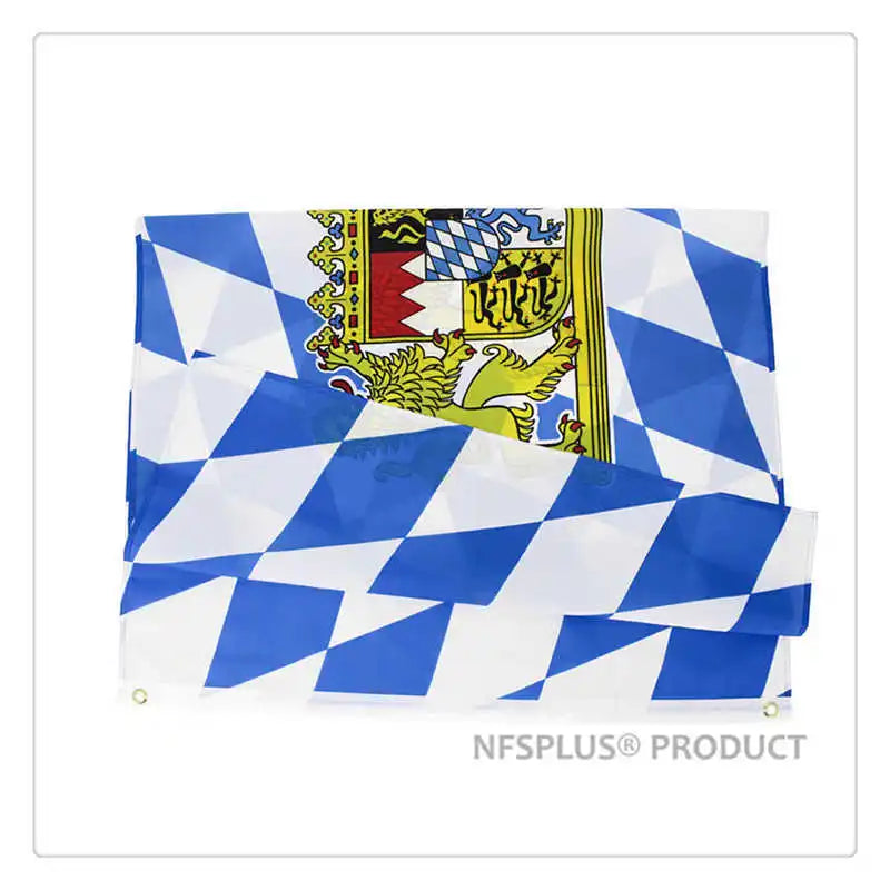 German Bavaria Flag Germany Deutschland 90x150cm Polyester Printed Bayern Bavarian Flags Banners For Decoration Celebration