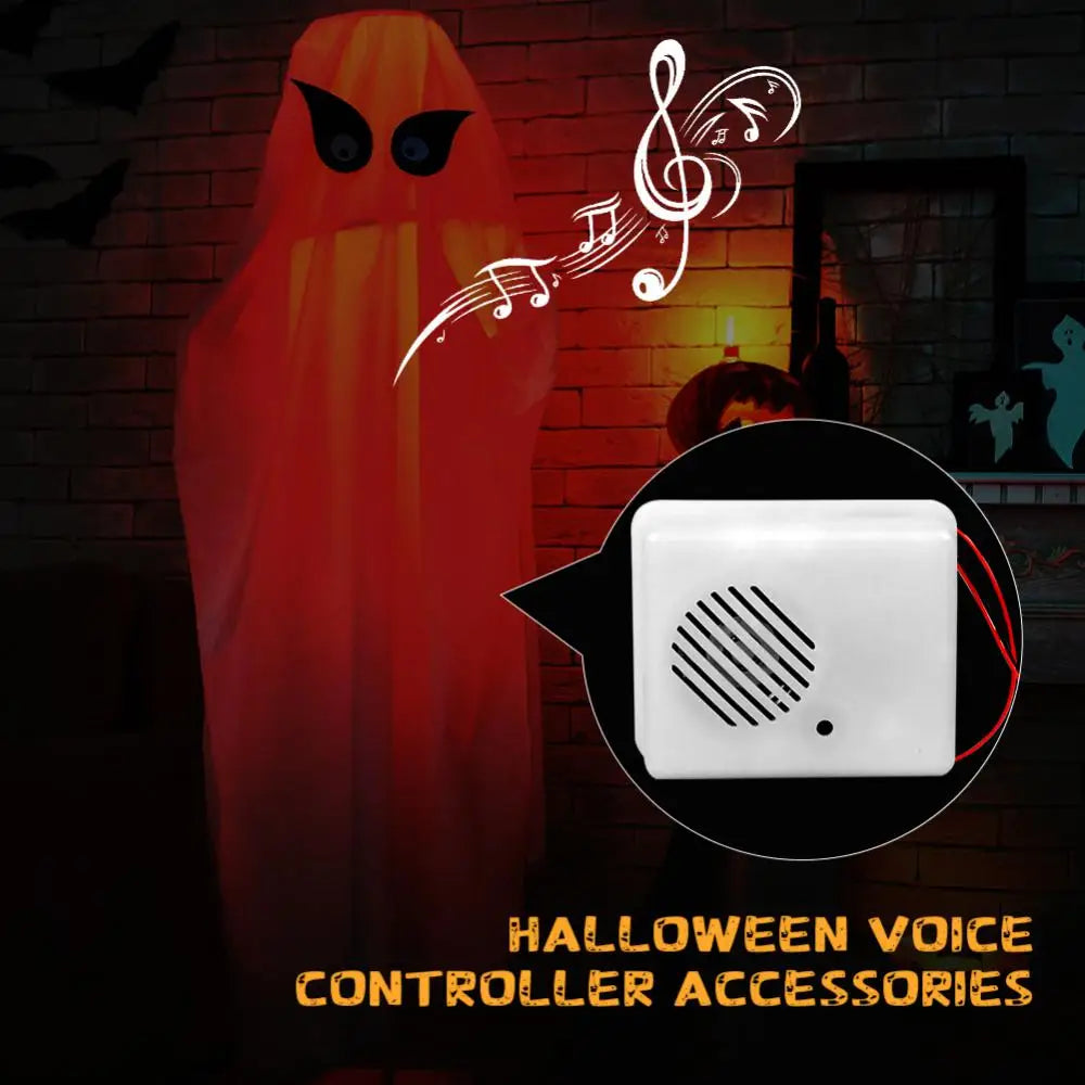 Christmas Halloween Sound Sensor Voice-activated Scary Props Decoration Sound Sensor Scream Speaker Haunted House Horror Props