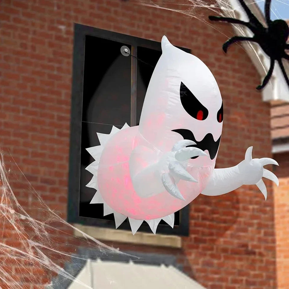 Halloween Ghost Scary Inflatable Giant Blow Up Air Inflation Phantom Unique Coming Party Outside Yard Garden Lawn Decor Props