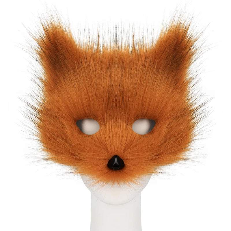 Halloween Ball Masks Animal Wolf Fox Make-up Masks For Men and Women Animation Exhibition Cosplay Festival Performance Props