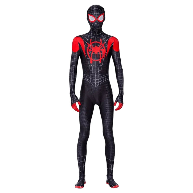 Spiderman Costume Spider Man Black Panther Iron Man Spider Gwen Cosplay Zentai Jumpsuit Bodysuit Halloween Costume Adult Child