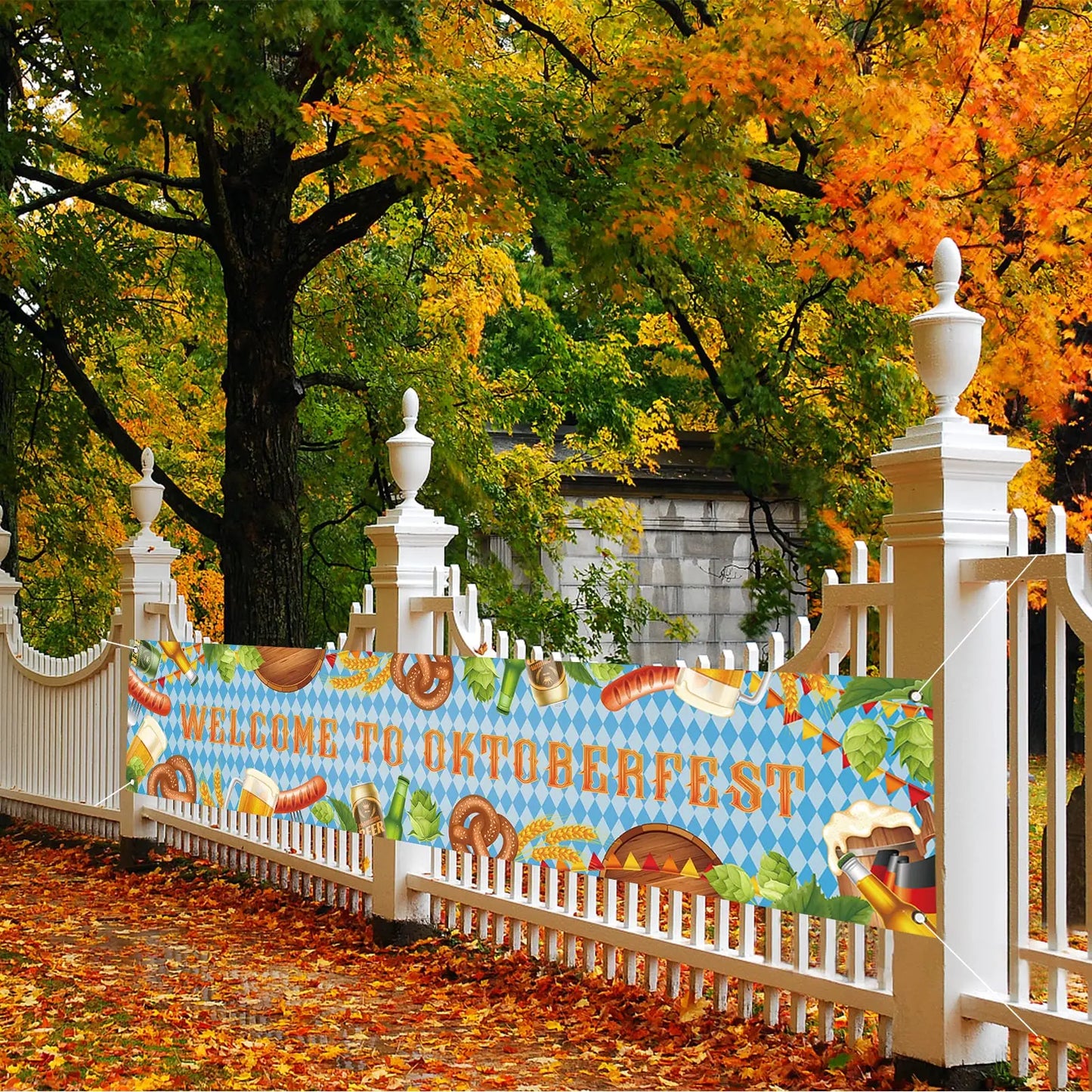 Oktoberfest Fence Banner