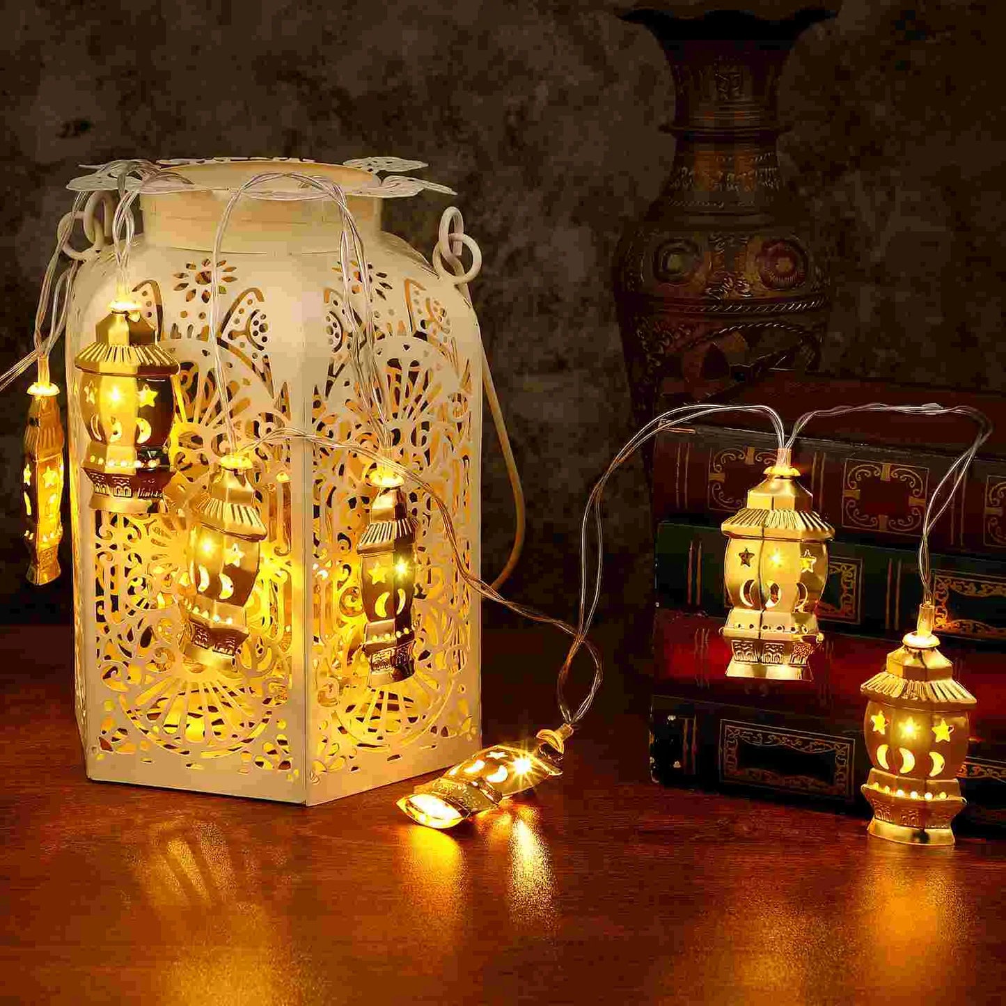 Gold Diwali Ramadan Ramadan Decoration 2024ationations Indian Ramadanations Indian LED Palace Lantern Garden Lights Ramadan