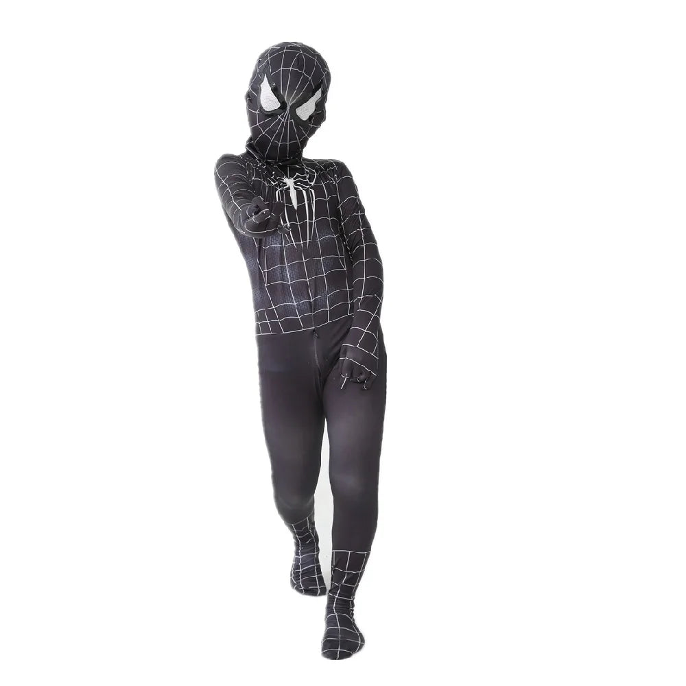 New Superhero Movie Kids Cosplay Spiderman Costume Halloween Bodysuit Costume for Children and aldult Unisex