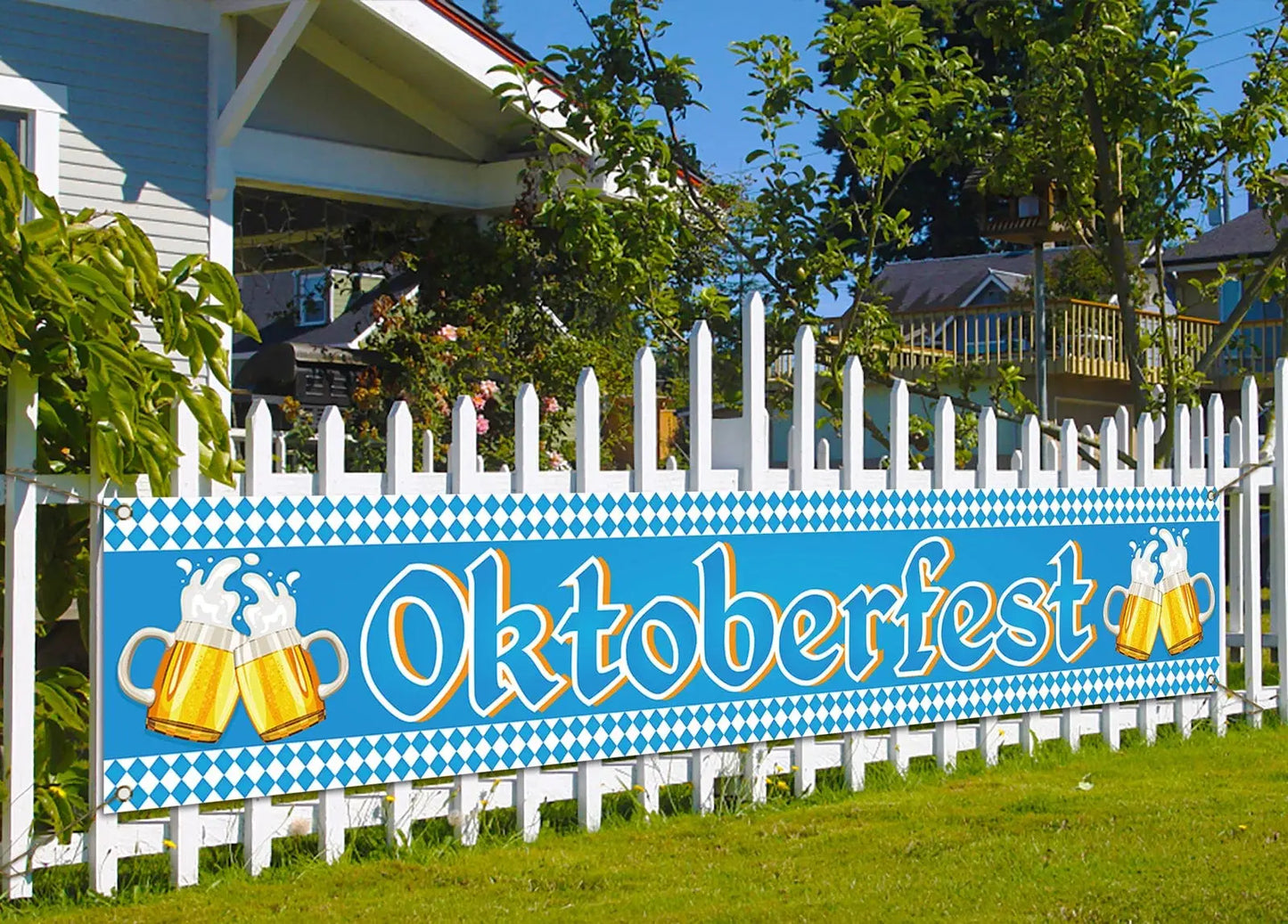 Oktoberfest Fence Banner