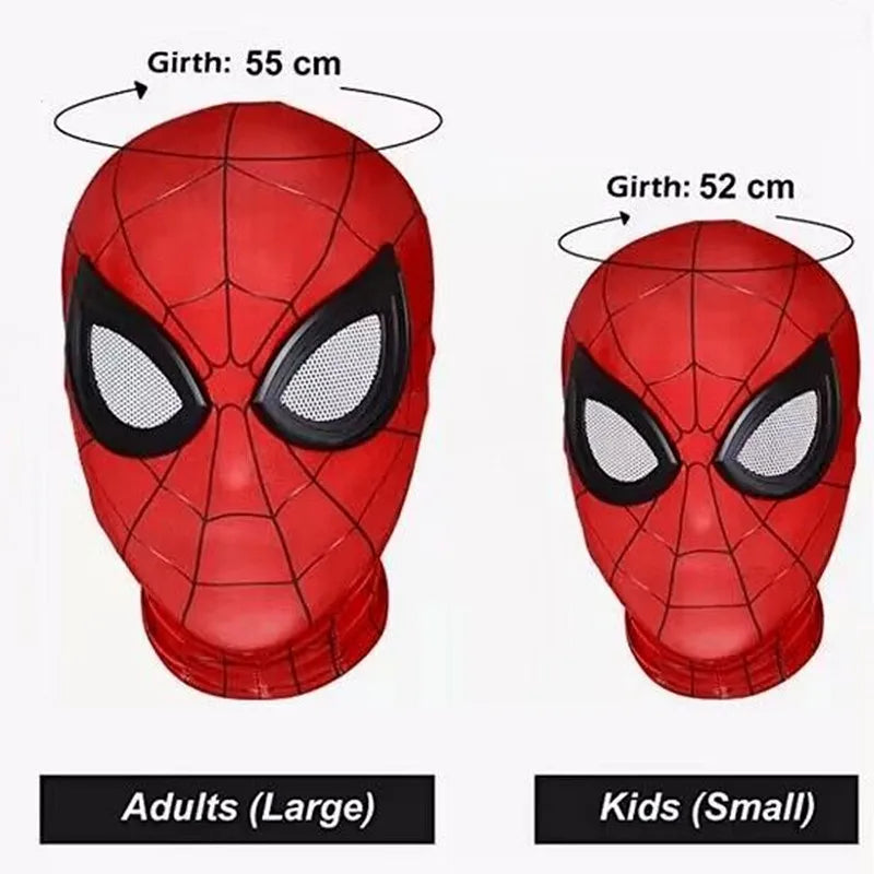 New Year Spider Costume Mask 3D Remy Peter Parker Mask Superhero Cosplay Costume Mask Halloween Adults&children Toy Props