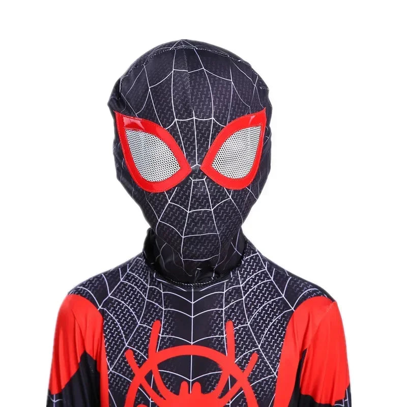 Child Spiderman Costume Peter Parker Bodysuit Halloween Boys Girls Play Movie Fan Cosplay Fantasy Costume