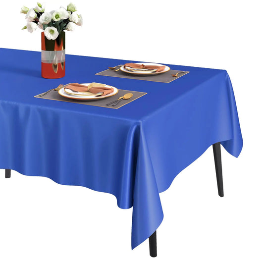 Royal Blue Plastic Table Cloth