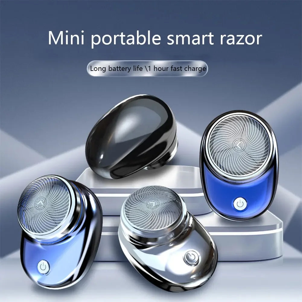 Mini Electric Shaver for Men Pocket Size Washable Rechargeable Portable Cordless Trimmer Knive Face Beard Razor Hair Trimmer