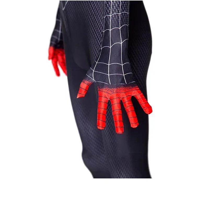 Child Spiderman Costume Peter Parker Bodysuit Halloween Boys Girls Play Movie Fan Cosplay Fantasy Costume