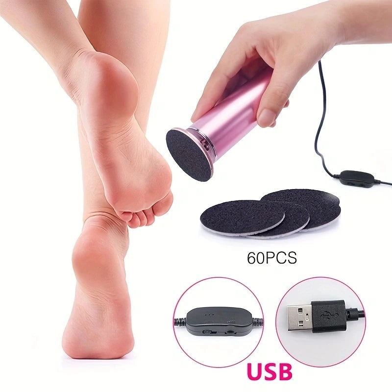 Electric foot grinder foot grinding to remove calluses electric pedicure machine adjustable speed belt replacement sandpaper