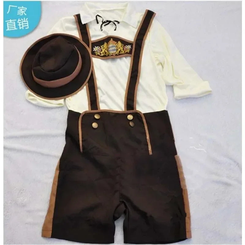 Hansel Bavarian Lederhosen Oktoberfest Costume for Men