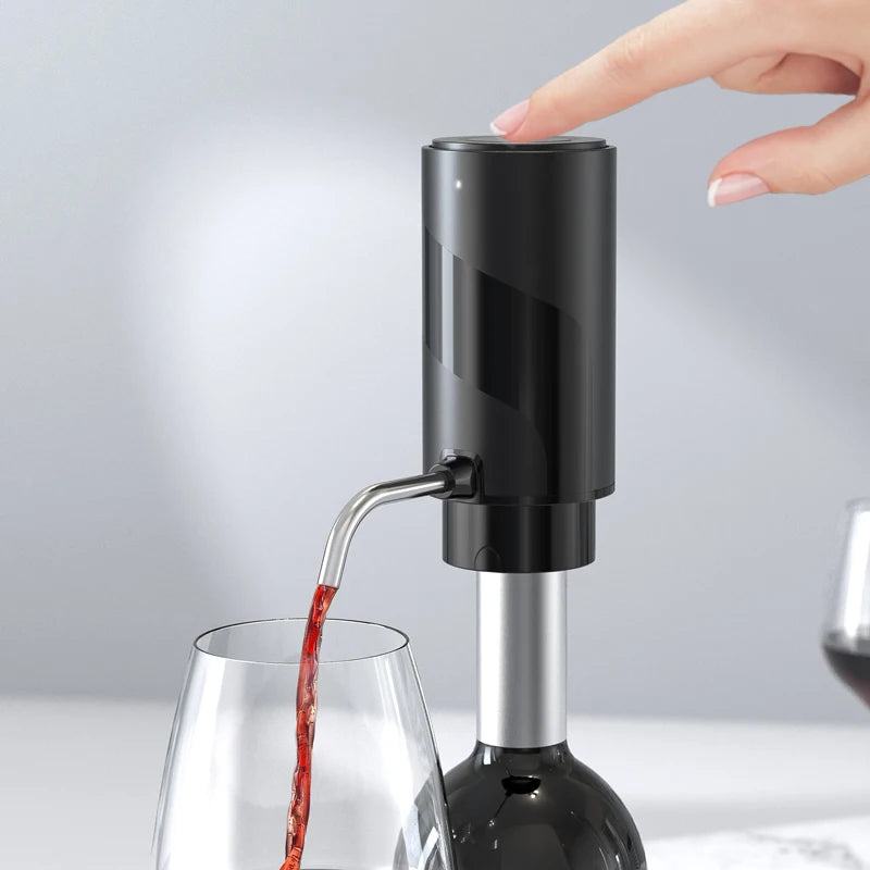 Rechargeable Electric Wine Aerator Dispenser One-touch Automatic Wine Decanter Intelligent Bar Accessories Tool