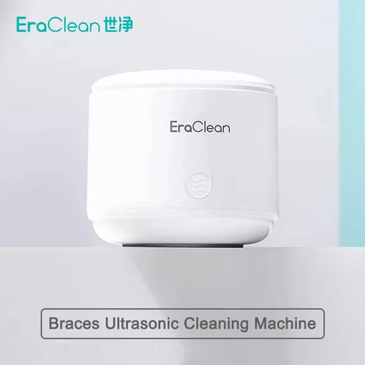 Eraclean Braces Ultrasonic Cleaning Machine 36000Hz High Frequency Vibration Oral Denture Cleaning Rechargeable Cleaner