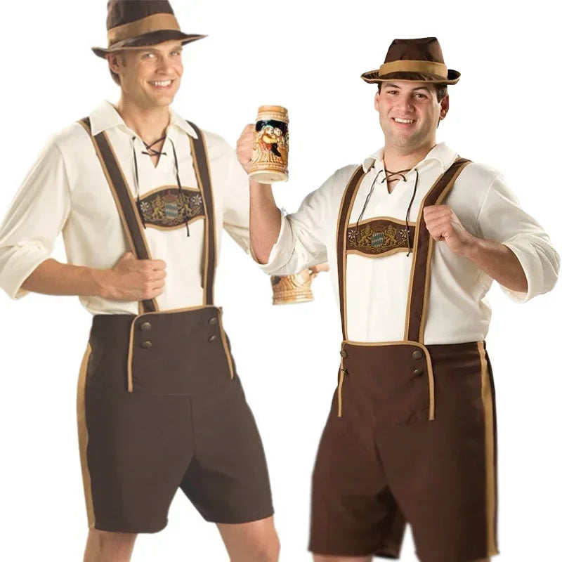 Hansel Bavarian Lederhosen Oktoberfest Costume for Men