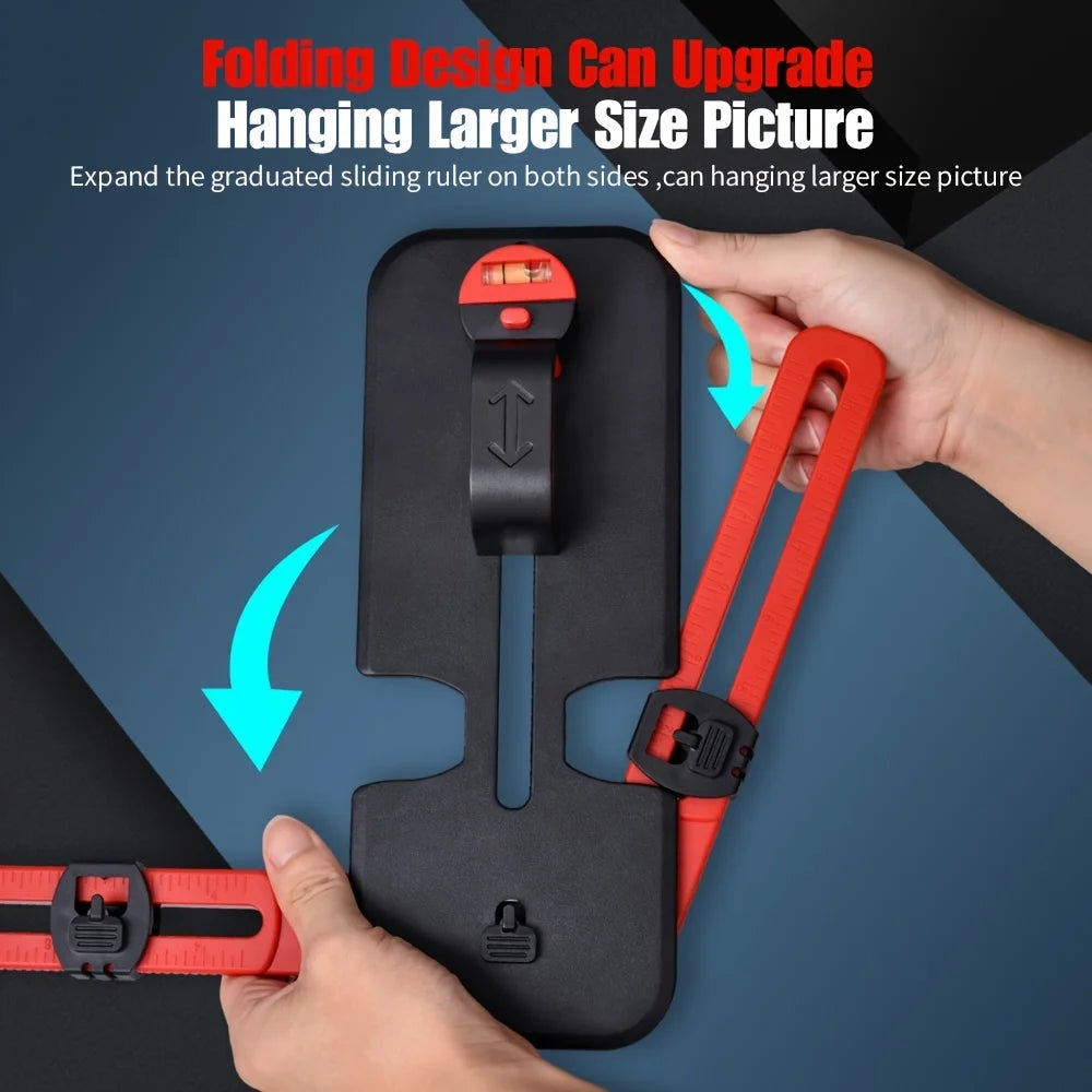 Picture Hanging Tool Hardware Frame Photo Level Tool With Calibration Function Precise Positioning