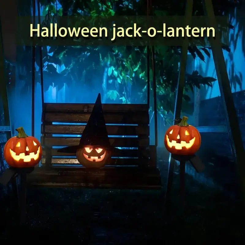 Halloween solar lamp, outdoor lawn solar lamp waterproof decoration, garden lawn decoration, Thanksgiving Halloween decoration