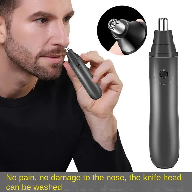 Electric Nose Hair Trimmer Implement Shaver Clipper Men Women Ear Neck Eyebrow Trimmer Shaver Man Clean Trimer Razor Remover Kit