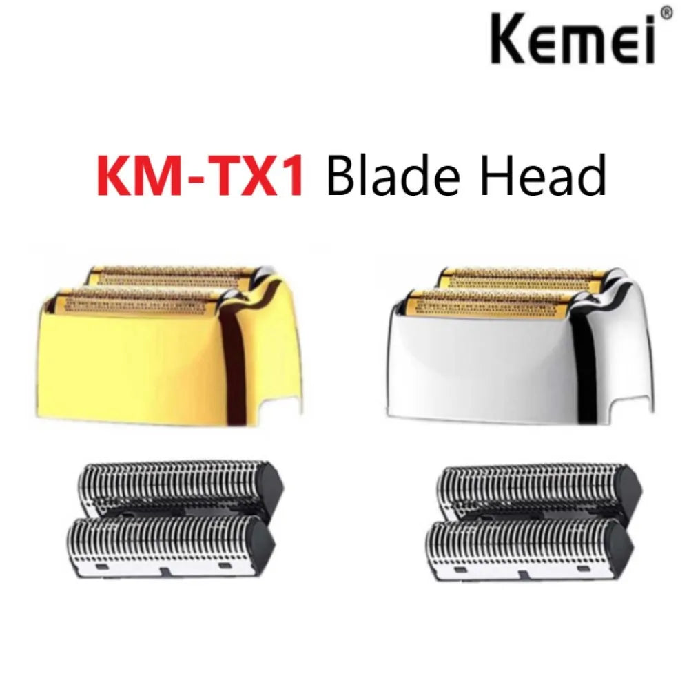 Kemei Professional Replacement Foil and Cutter Blades Set Suitable For KM-TX1 Shaver Original Electric Shavers Blades