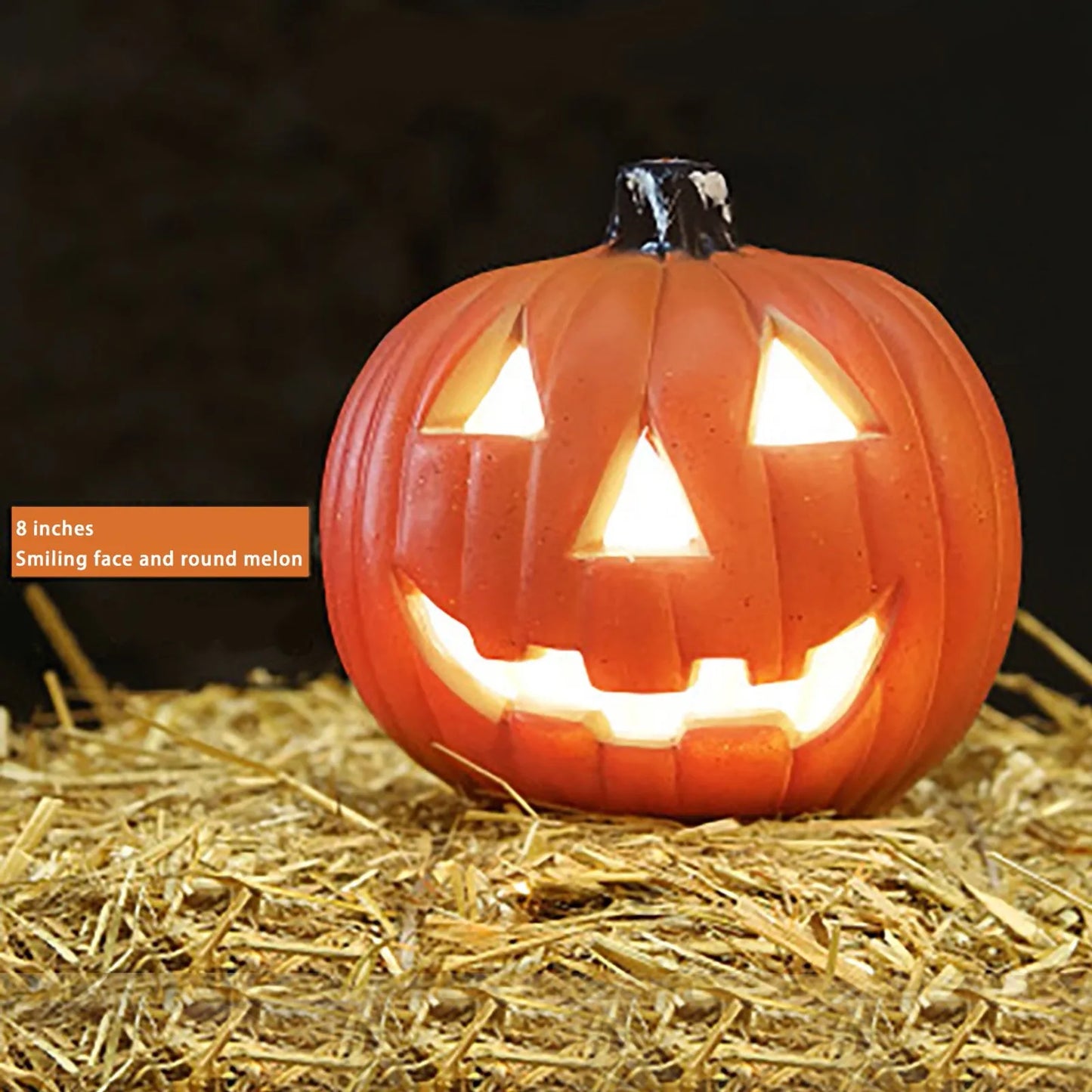 Halloween LED Pumpkin Lantern, LED Light Lamp Lantern Home Props Bar, Halloween Decor LED Lantern Scene Layout Home Decoration